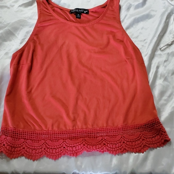 Velvet top lace trim on bottom - Picture 1 of 1